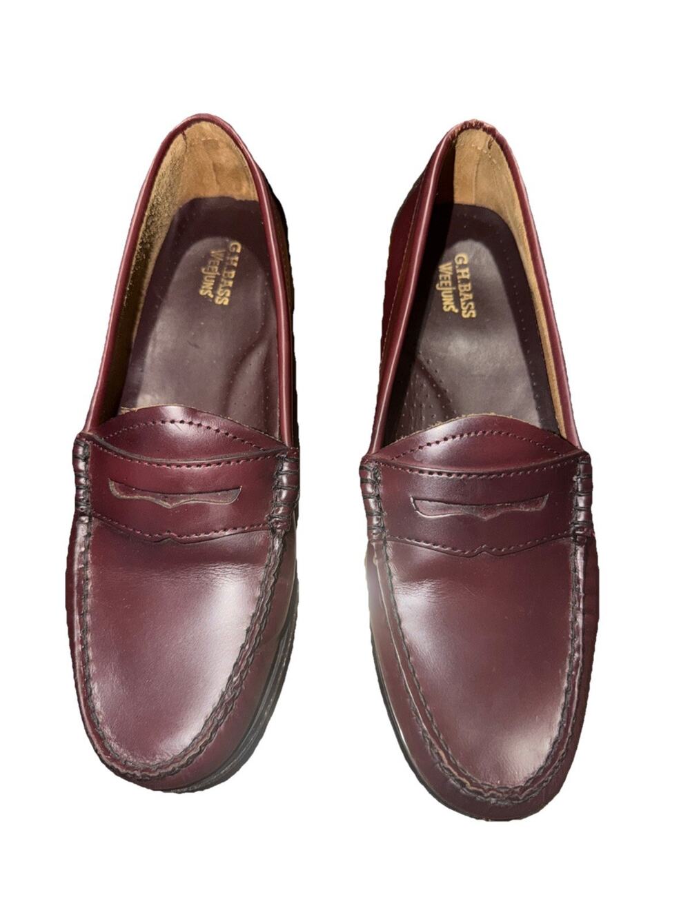 GH Bass Whitney Weejuns Wine Classic Penny Loafers 9 (SRE)